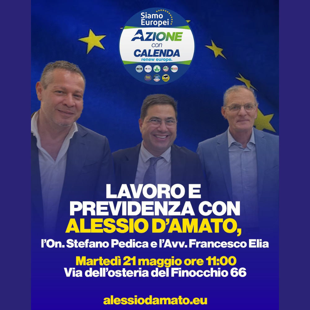Lavoro e Previdenza con Alessio D'Amato