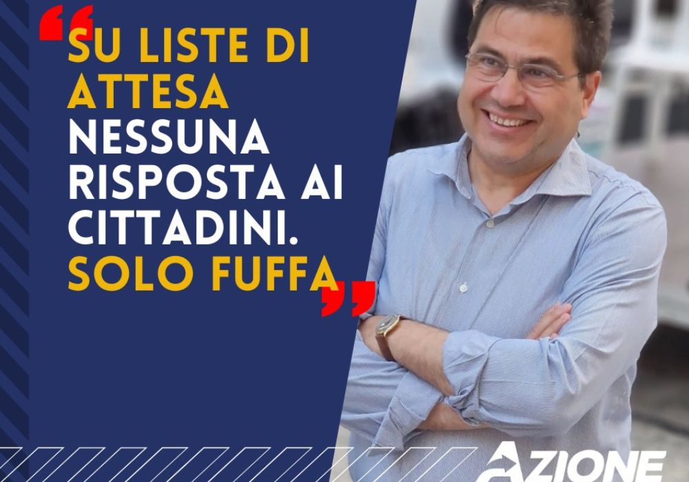 Su liste di attesa nessuna risposta ai cittadini: solo fuffa