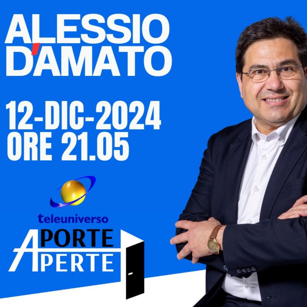 Vi aspetto giovedì 12 dicembre dalle 21.05 su Teleuniverso