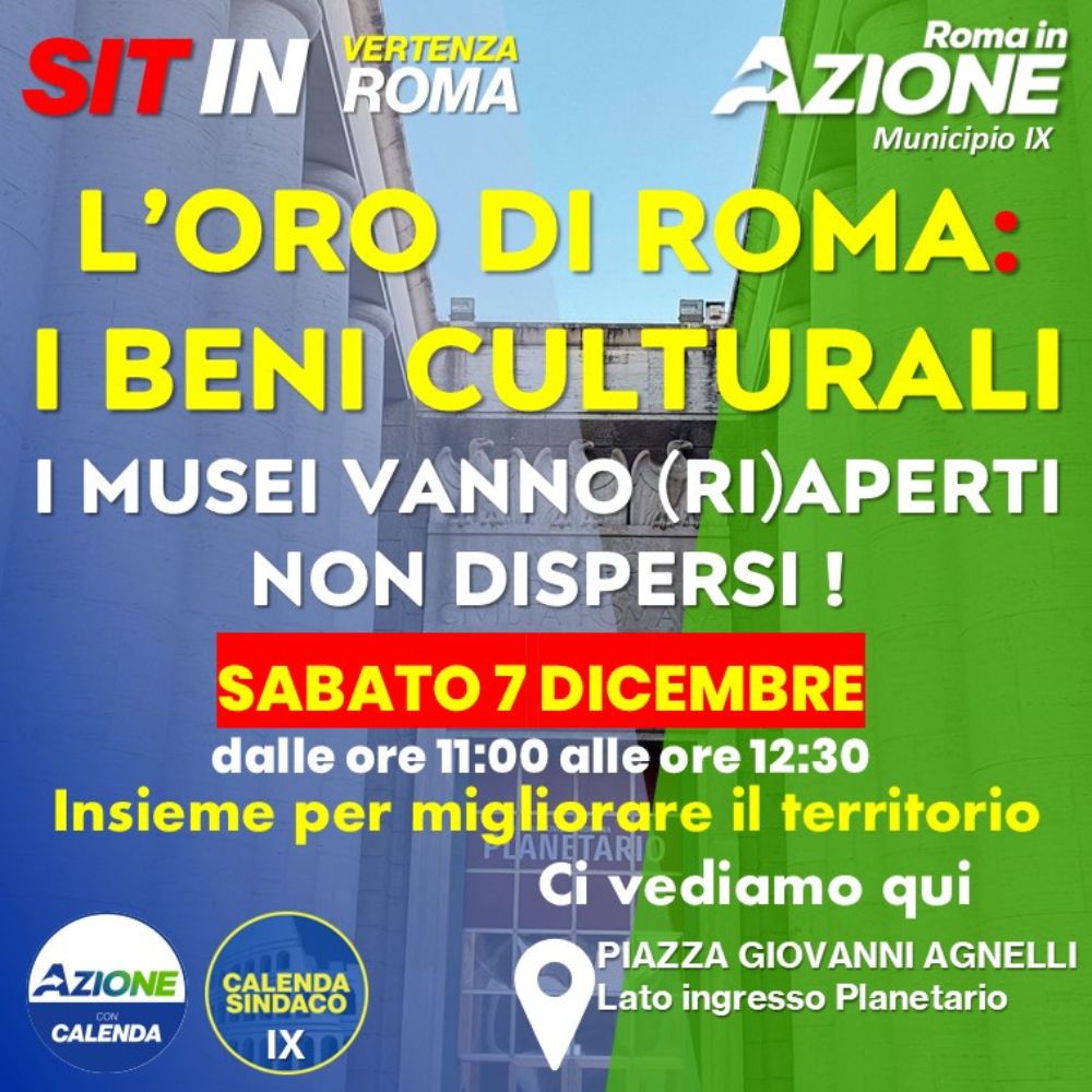 Vertenza Roma, sit-in Azione IX Municipio
