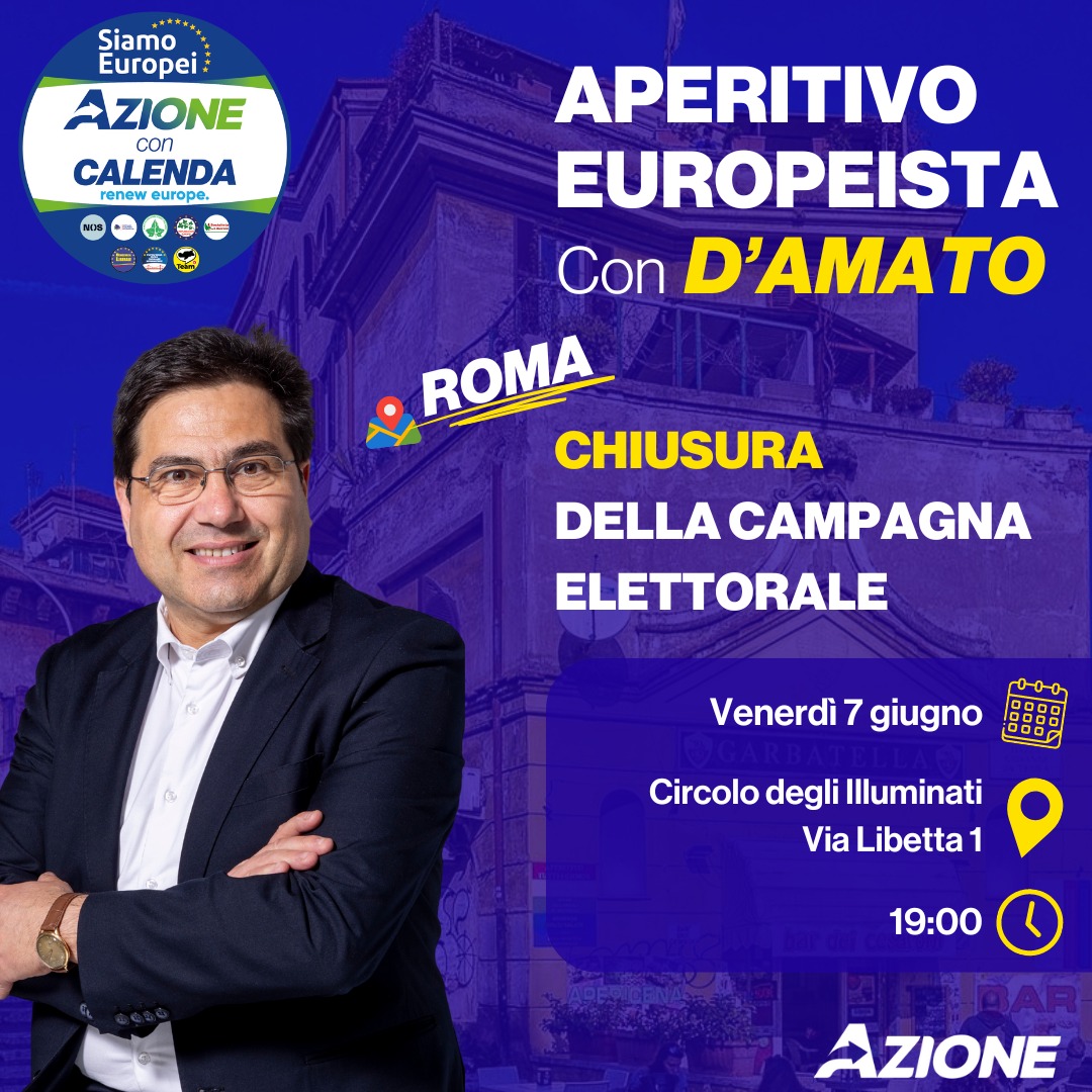 Aperitivo Europeista con Alessio D'Amato