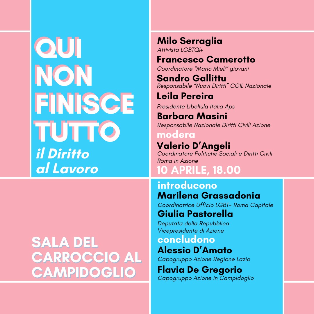 Qui non finisce tutto: il Diritto al Lavoro