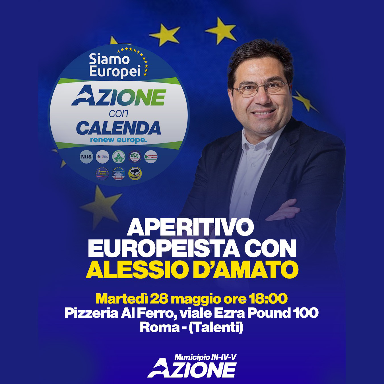 Aperitivo europeista con Alessio D'Amato