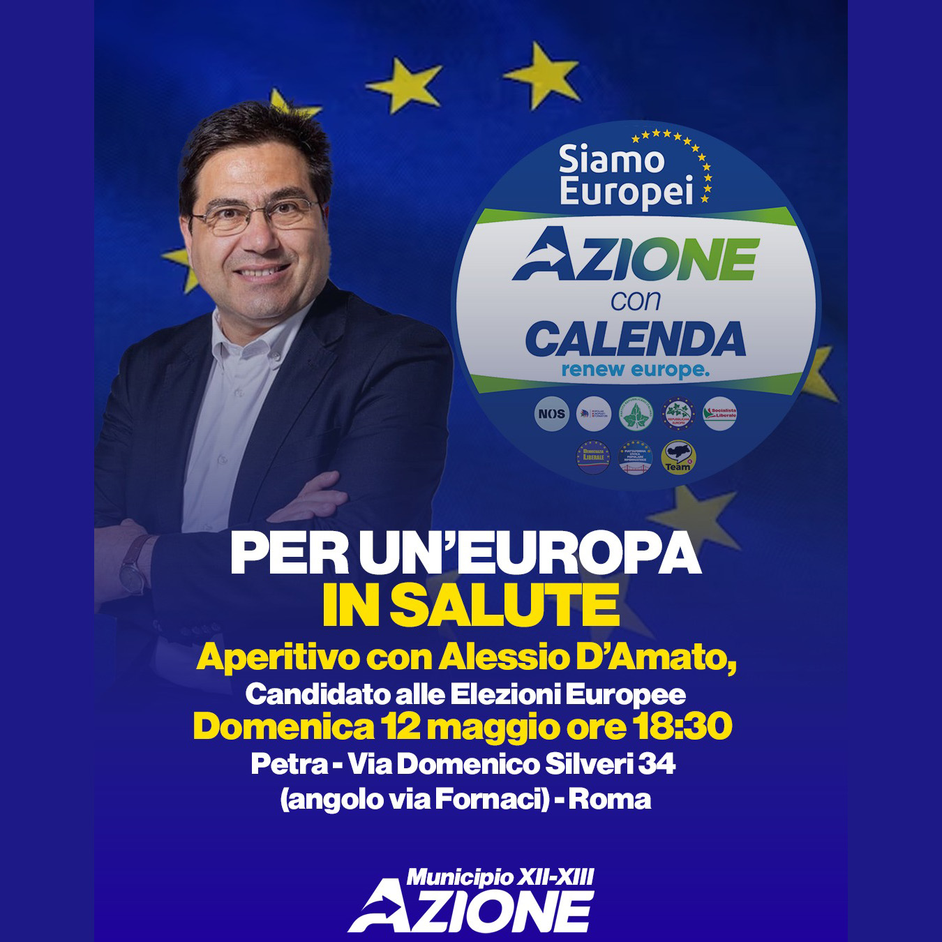 Per un'Europa in salute - Aperitivo con Alessio D'Amato