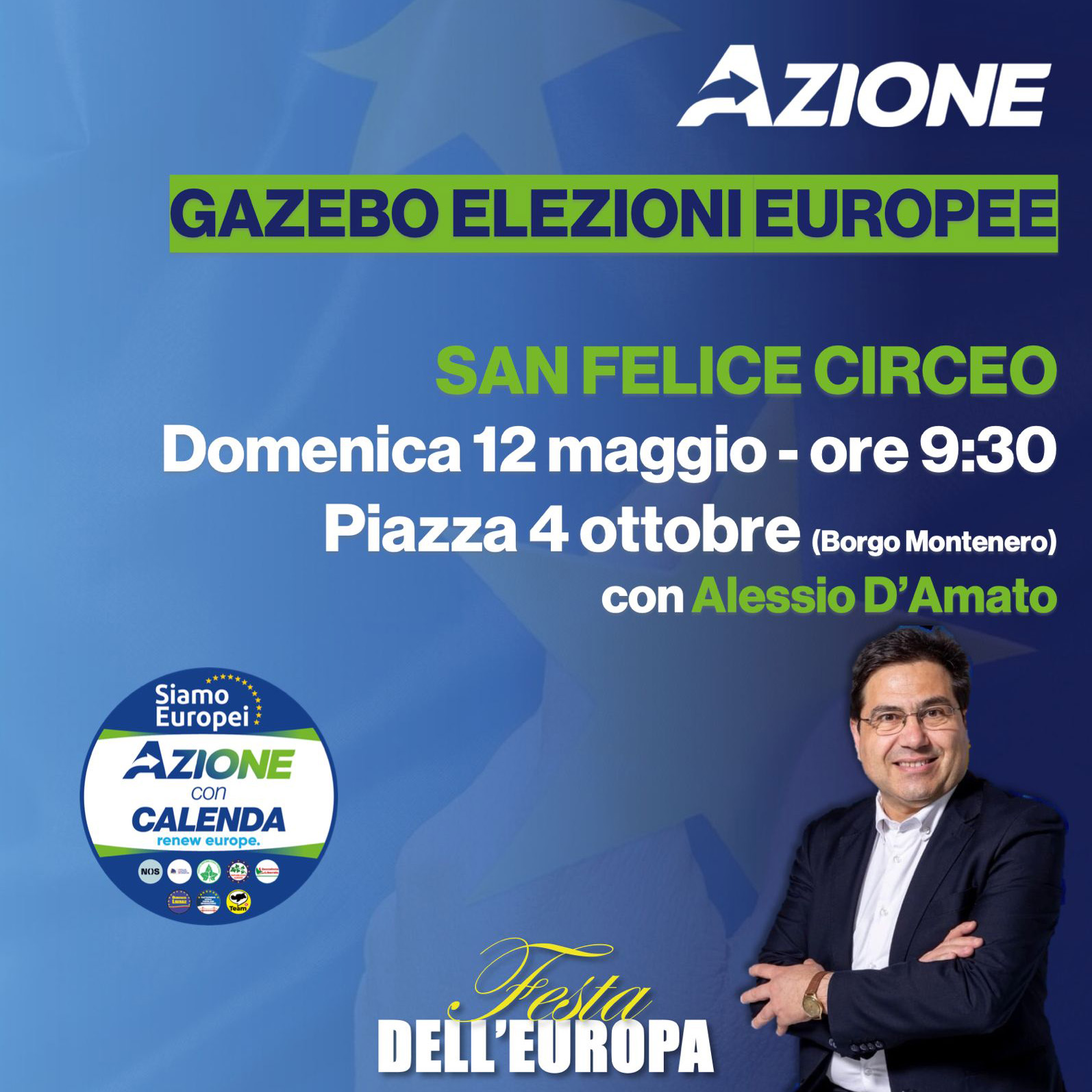 Festa dell'Europa - Gazebo Elezioni Europee