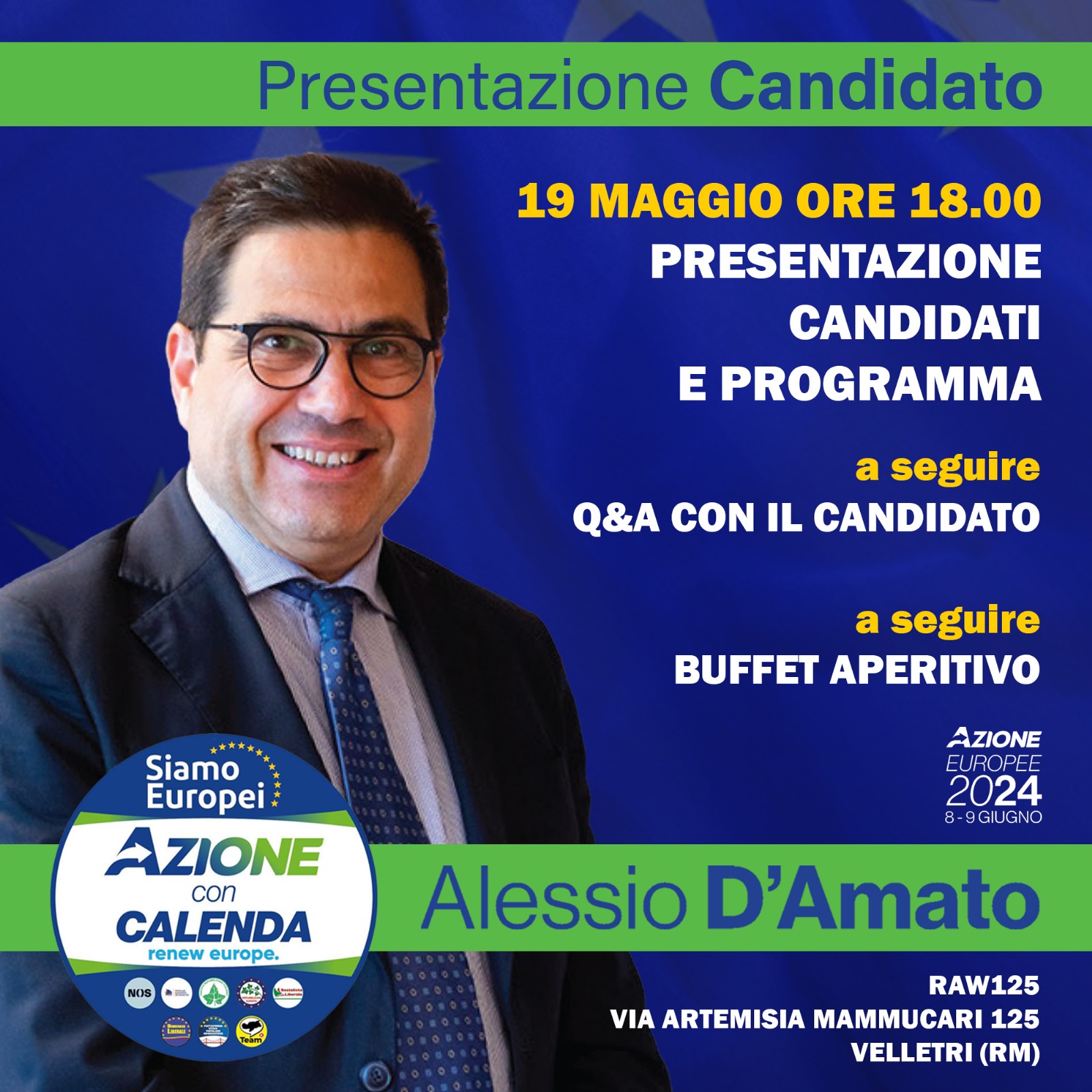 Presentazione candidati - Alessio D'Amato