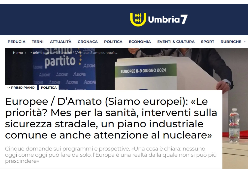 La mia intervista a Umbria7.it