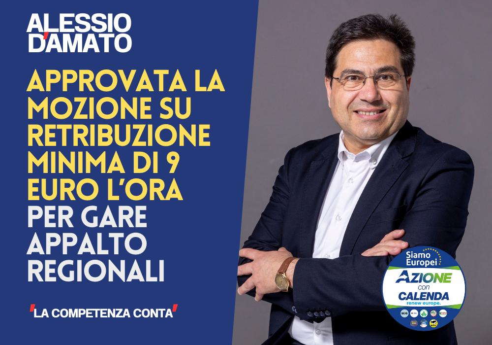 Approvata la mozione su retribuzione minima di 9 euro l'ora per gara appalto regionali